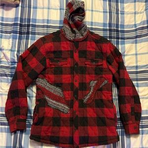 Upcycled George Flannel Jacket Sz S